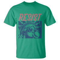 Liberty Resist T Shirt Feminist Bubblegum Statue of Liberty Retro Graphic - Wonder Print Shop