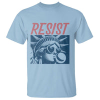 Liberty Resist T Shirt Feminist Bubblegum Statue of Liberty Retro Graphic - Wonder Print Shop
