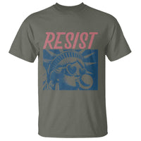 Liberty Resist T Shirt Feminist Bubblegum Statue of Liberty Retro Graphic - Wonder Print Shop
