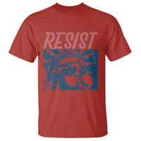Liberty Resist T Shirt Feminist Bubblegum Statue of Liberty Retro Graphic - Wonder Print Shop