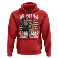 Patriotic Grantifa Hoodie Grandmas Against Fascism Protest American Flag - Wonder Print Shop