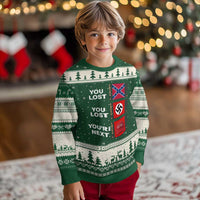 Resist Political Protest Ugly Christmas Sweater History Anti Hate Extremism Authoritarianism - Wonder Print Shop