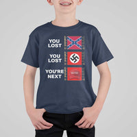Resist Political Protest T Shirt For Kid History Anti Hate Extremism Authoritarianism - Wonder Print Shop