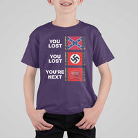 Resist Political Protest T Shirt For Kid History Anti Hate Extremism Authoritarianism - Wonder Print Shop