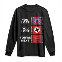 Resist Political Protest Long Sleeve Shirt History Anti Hate Extremism Authoritarianism - Wonder Print Shop
