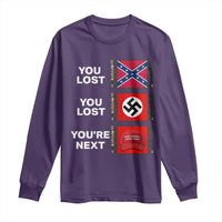 Resist Political Protest Long Sleeve Shirt History Anti Hate Extremism Authoritarianism - Wonder Print Shop