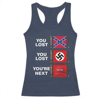Resist Political Protest Racerback Tank Top History Anti Hate Extremism Authoritarianism - Wonder Print Shop