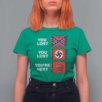 Resist Political Protest T Shirt For Women History Anti Hate Extremism Authoritarianism - Wonder Print Shop