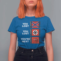 Resist Political Protest T Shirt For Women History Anti Hate Extremism Authoritarianism - Wonder Print Shop