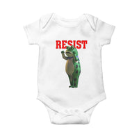 Funny Inflatable Portland Frog Resist Baby Onesie Freedom Protest - Wonder Print Shop
