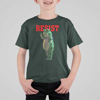 Funny Inflatable Portland Frog Resist T Shirt For Kid Freedom Protest - Wonder Print Shop