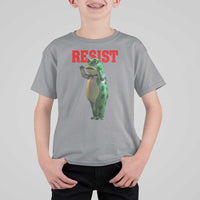 Funny Inflatable Portland Frog Resist T Shirt For Kid Freedom Protest - Wonder Print Shop