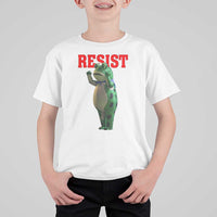 Funny Inflatable Portland Frog Resist T Shirt For Kid Freedom Protest - Wonder Print Shop