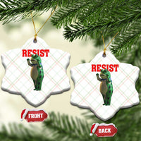 Funny Inflatable Portland Frog Resist Ceramic Ornament Freedom Protest - Wonder Print Shop