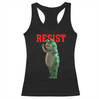 Funny Inflatable Portland Frog Resist Racerback Tank Top Freedom Protest - Wonder Print Shop