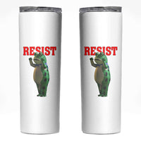 Funny Inflatable Portland Frog Resist Skinny Tumbler Freedom Protest - Wonder Print Shop