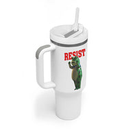 Funny Inflatable Portland Frog Resist Tumbler With Handle Freedom Protest - Wonder Print Shop