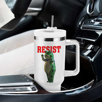Funny Inflatable Portland Frog Resist Tumbler With Handle Freedom Protest - Wonder Print Shop