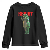 Funny Inflatable Portland Frog Resist Youth Sweatshirt Freedom Protest - Wonder Print Shop