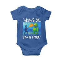 Funny Portland Frog Protest Baby Onesie Thats OK Im A Frog Pepper Spray - Wonder Print Shop