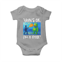 Funny Portland Frog Protest Baby Onesie Thats OK Im A Frog Pepper Spray - Wonder Print Shop