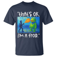 Funny Portland Frog Protest T Shirt Thats OK Im A Frog Pepper Spray - Wonder Print Shop
