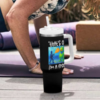 Funny Portland Frog Protest Tumbler With Handle Thats OK Im A Frog Pepper Spray - Wonder Print Shop