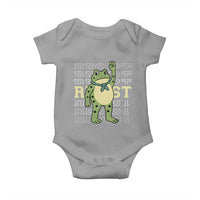 Resist Raised Fist Frog Baby Onesie Portland Protest Freedom Fighter - Wonder Print Shop
