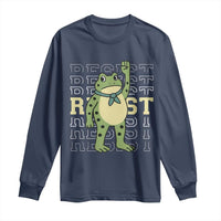 Resist Raised Fist Frog Long Sleeve Shirt Portland Protest Freedom Fighter - Wonder Print Shop