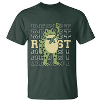 Resist Raised Fist Frog T Shirt Portland Protest Freedom Fighter - Wonder Print Shop