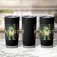 Resist Raised Fist Frog Tumbler Cup Portland Protest Freedom Fighter - Wonder Print Shop