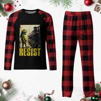 Resist Frog Plaid Pajama Set Stand Against Free Portland Protest - Wonder Print Shop