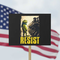 Resist Frog Protest Sign Stand Against Free Portland Protest - Wonder Print Shop