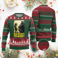 Resist Frog Ugly Christmas Sweater Stand Against Free Portland Protest - Wonder Print Shop