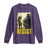 Resist Frog Long Sleeve Shirt Stand Against Free Portland Protest - Wonder Print Shop