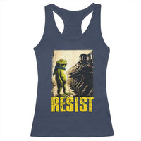 Resist Frog Racerback Tank Top Stand Against Free Portland Protest - Wonder Print Shop