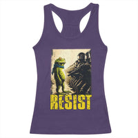 Resist Frog Racerback Tank Top Stand Against Free Portland Protest - Wonder Print Shop