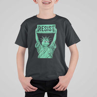 Funny Liberty Frog Meme Resist T Shirt For Kid Portland Frogs Protest Freedom Fighter - Wonder Print Shop