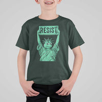 Funny Liberty Frog Meme Resist T Shirt For Kid Portland Frogs Protest Freedom Fighter - Wonder Print Shop