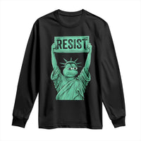 Funny Liberty Frog Meme Resist Long Sleeve Shirt Portland Frogs Protest Freedom Fighter - Wonder Print Shop