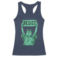 Funny Liberty Frog Meme Resist Racerback Tank Top Portland Frogs Protest Freedom Fighter - Wonder Print Shop