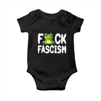 Funny Frog Fck Fascism Baby Onesie Resist Protest Human Rights - Wonder Print Shop