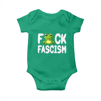 Funny Frog Fck Fascism Baby Onesie Resist Protest Human Rights - Wonder Print Shop