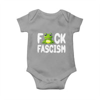 Funny Frog Fck Fascism Baby Onesie Resist Protest Human Rights - Wonder Print Shop