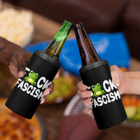 Funny Frog Fck Fascism 4 in 1 Can Cooler Tumbler Resist Protest Human Rights - Wonder Print Shop