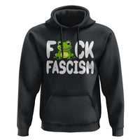 Funny Frog Fck Fascism Hoodie Resist Protest Human Rights - Wonder Print Shop