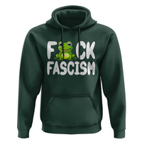 Funny Frog Fck Fascism Hoodie Resist Protest Human Rights - Wonder Print Shop