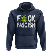 Funny Frog Fck Fascism Hoodie Resist Protest Human Rights - Wonder Print Shop