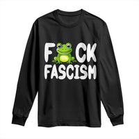 Funny Frog Fck Fascism Long Sleeve Shirt Resist Protest Human Rights - Wonder Print Shop