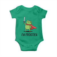 Funny Huzzah Frog Baby Onesie Im Frogtifa Knight Resist Protest - Wonder Print Shop